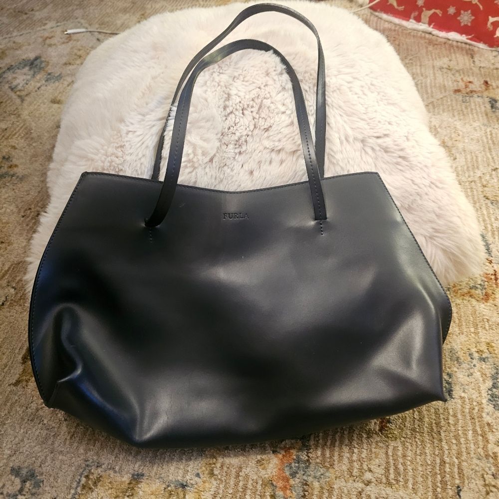 Furla Navy Blue Bag In Perfect Condition!